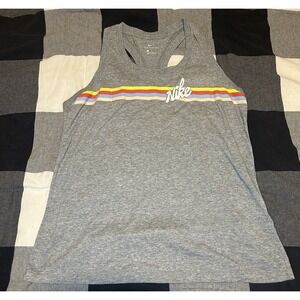 Nike Women's Running Training Tank Top Medium Gray